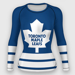 Рашгард женский Toronto Maple Leafs, цвет: 3D-принт