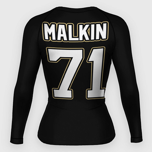 Женский рашгард Pittsburgh Penguins: Malkin / 3D-принт – фото 2