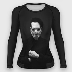 Рашгард женский Marilyn Manson, цвет: 3D-принт