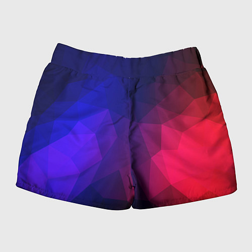 Женские шорты Red&Blue / 3D-принт – фото 2