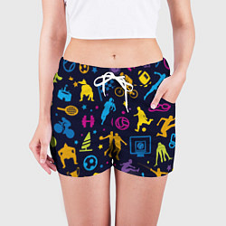 Шорты женские Я чемпион, цвет: 3D-принт — фото 2