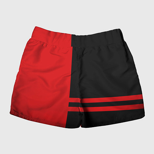 Женские шорты Porsche: Red Sport / 3D-принт – фото 2