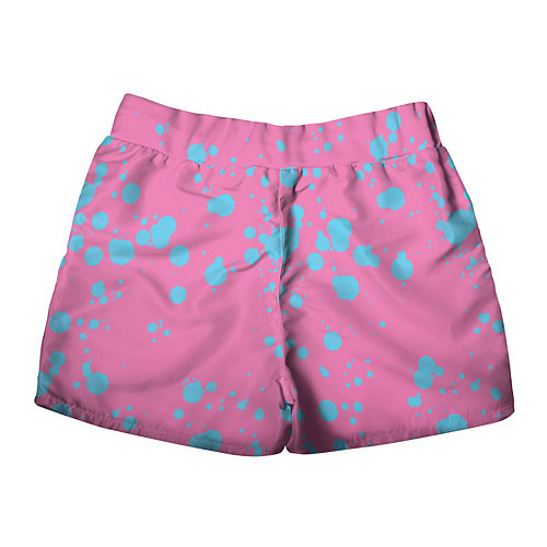 Женские шорты Розовый филин / 3D-принт – фото 2