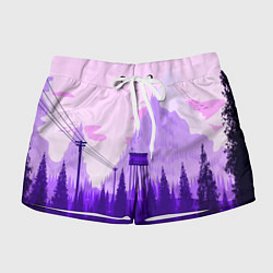 Женские шорты Firewatch: Violet Wood