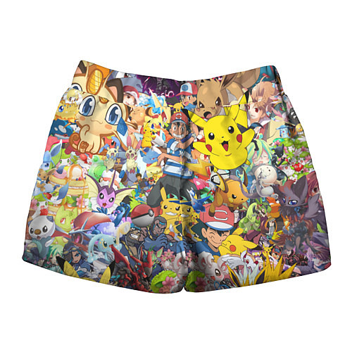 Женские шорты Pokemon Bombing / 3D-принт – фото 2