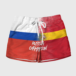 Шорты женские Russia - Spain, цвет: 3D-принт