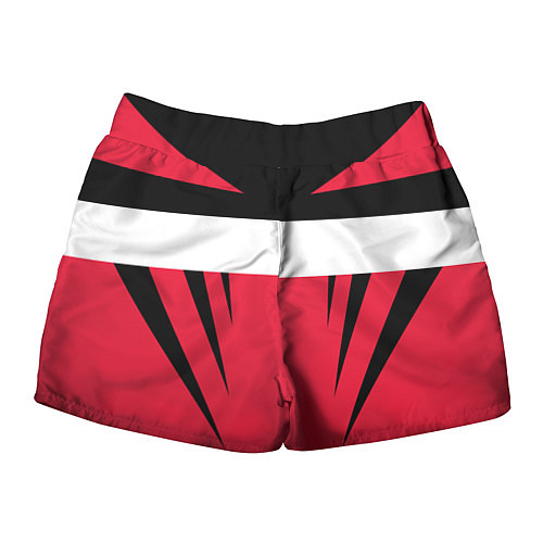 Женские шорты Sport: Red Style / 3D-принт – фото 2