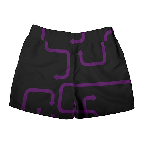 Женские шорты Fortnite: Violet Edition / 3D-принт – фото 2