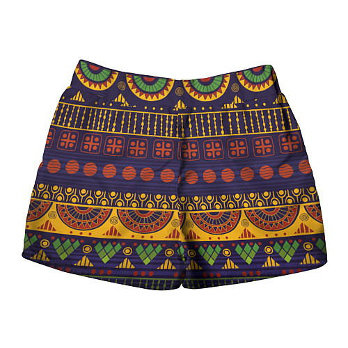Женские шорты Африканский узор / 3D-принт – фото 2