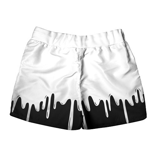 Женские шорты MELLO BLACK x WHITE / 3D-принт – фото 2