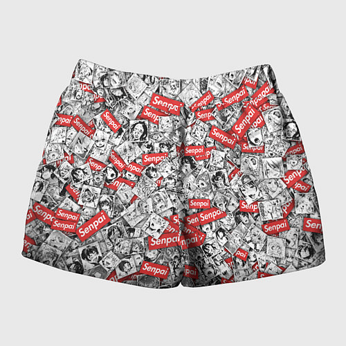 Женские шорты Senpai x Ahegao / 3D-принт – фото 2