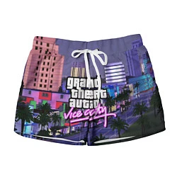 Шорты женские Grand Theft Auto Vice City, цвет: 3D-принт