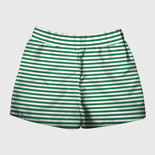 Женские шорты Тельняшка пограничных войск / 3D-принт – фото 2