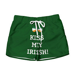 Шорты женские Kiss my Irish, цвет: 3D-принт