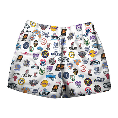 Женские шорты NBA Pattern / 3D-принт – фото 2