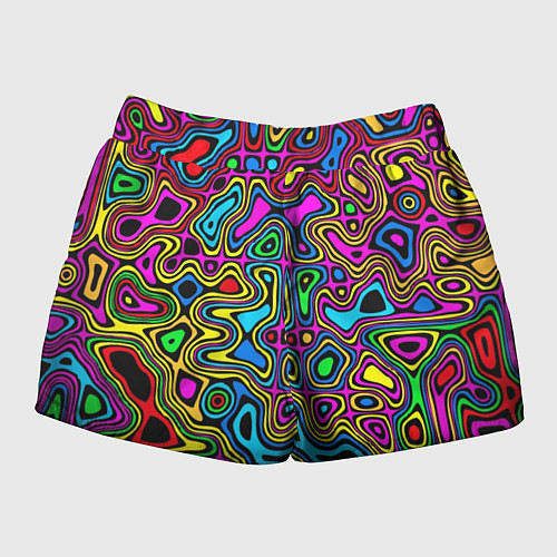 Женские шорты Психоделика / 3D-принт – фото 2