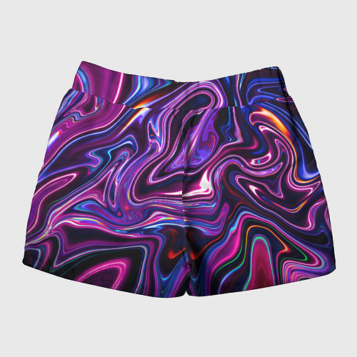 Женские шорты Abstract Fluid / 3D-принт – фото 2