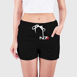 Шорты женские MASS EFFECT N7, цвет: 3D-принт — фото 2
