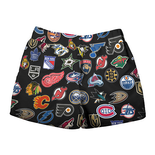 Женские шорты NBA PATTERN / 3D-принт – фото 2