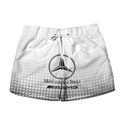 Шорты женские Mercedes-Benz, цвет: 3D-принт