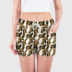 Шорты женские Versace, цвет: 3D-принт — фото 2