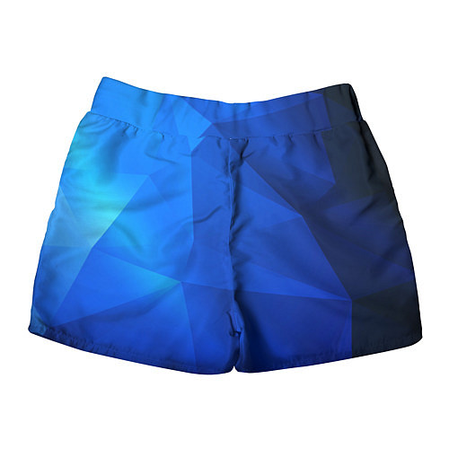 Женские шорты SHADES OF BLUE / 3D-принт – фото 2