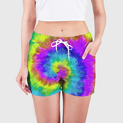 Шорты женские ХИППИ, цвет: 3D-принт — фото 2