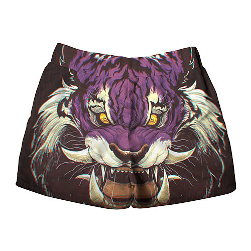Женские шорты Маска тигра Ханья / 3D-принт – фото 2