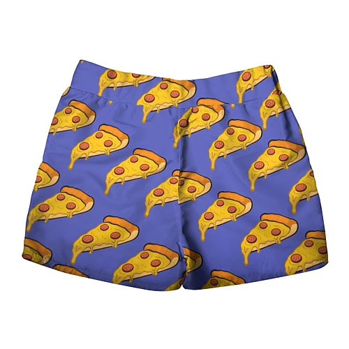Женские шорты Кусочки пиццы / 3D-принт – фото 2