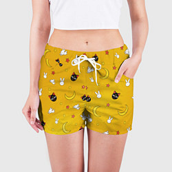 Шорты женские СЕЙЛОР МУН, цвет: 3D-принт — фото 2