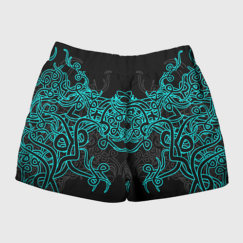 Женские шорты Узоры магия / 3D-принт – фото 2