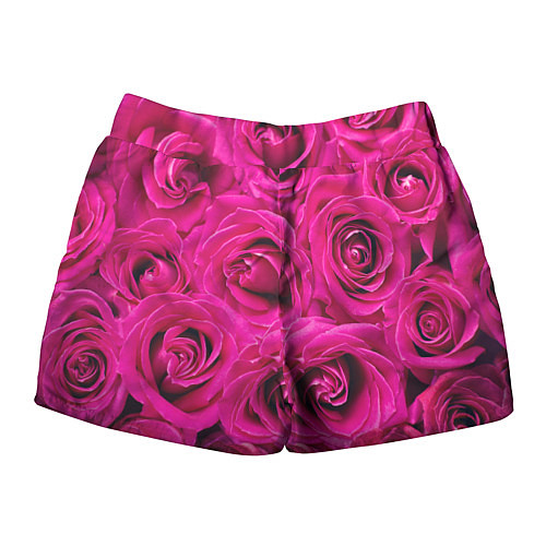 Женские шорты Розы / 3D-принт – фото 2