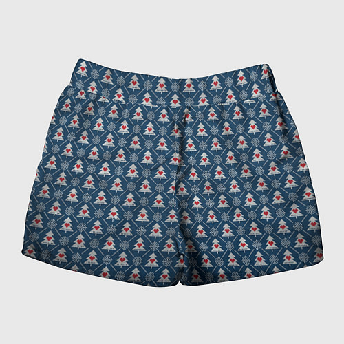 Женские шорты Ёлочки / 3D-принт – фото 2