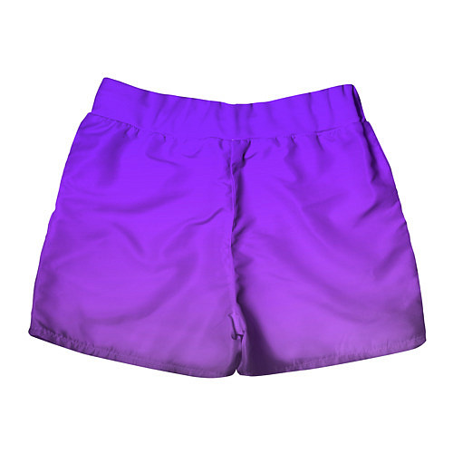 Женские шорты Фиолетовый космос / 3D-принт – фото 2