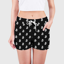 Шорты женские BITCOIN CRYPTOCURRENCE Z, цвет: 3D-принт — фото 2