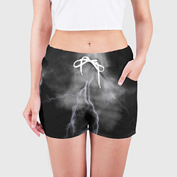 Шорты женские Гроза, цвет: 3D-принт — фото 2