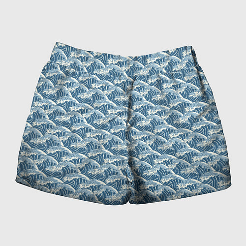 Женские шорты Волны / 3D-принт – фото 2