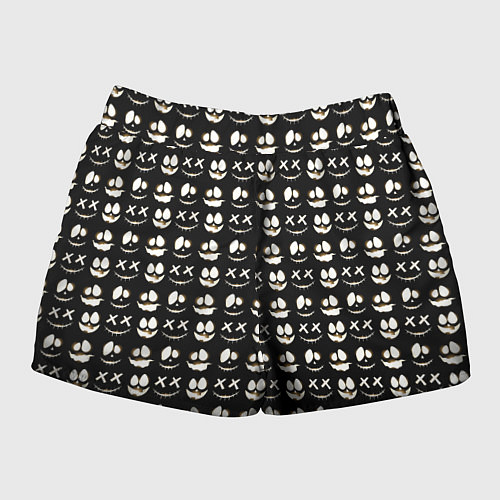Женские шорты Прикольные смайлы Хэллоуин 2 Halloween 2 / 3D-принт – фото 2