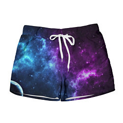 Женские шорты NEON GALAXY НЕОНОВЫЙ КОСМОС