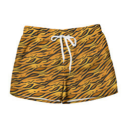Шорты женские Тигровый Окрас Tiger, цвет: 3D-принт