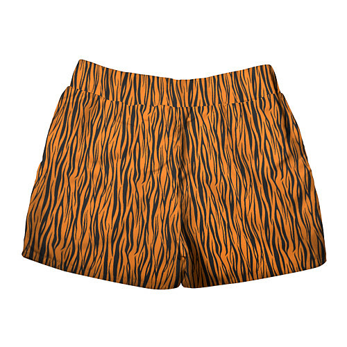 Женские шорты Тигровые Полосы / 3D-принт – фото 2