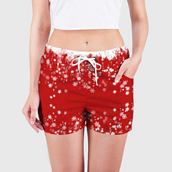 Шорты женские Вечный снегопад, цвет: 3D-принт — фото 2