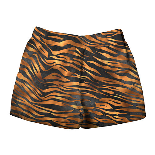 Женские шорты В шкуре тигра / 3D-принт – фото 2