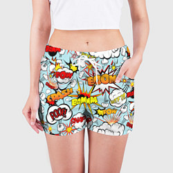 Шорты женские BoOMbiT, цвет: 3D-принт — фото 2