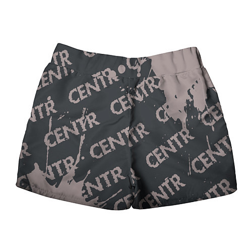 Женские шорты CENTR Брызги / 3D-принт – фото 2