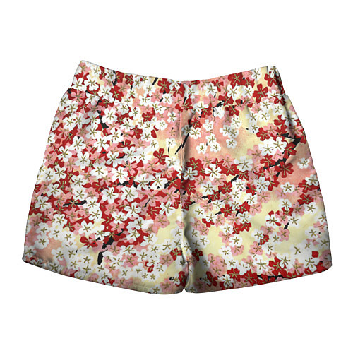 Женские шорты Цветущая весна / 3D-принт – фото 2