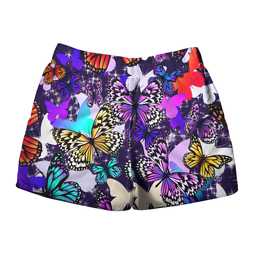 Женские шорты Бабочки Butterflies / 3D-принт – фото 2