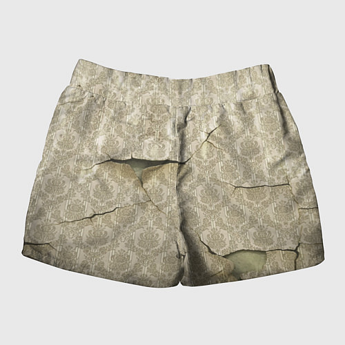 Женские шорты Рваные обои Авангард / 3D-принт – фото 2