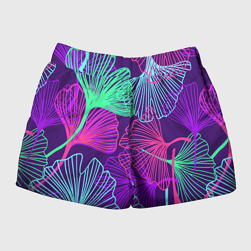 Женские шорты Neon color pattern Fashion 2023 / 3D-принт – фото 2