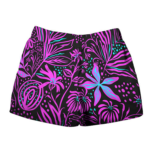 Женские шорты Цветочная композиция Fashion trend / 3D-принт – фото 2